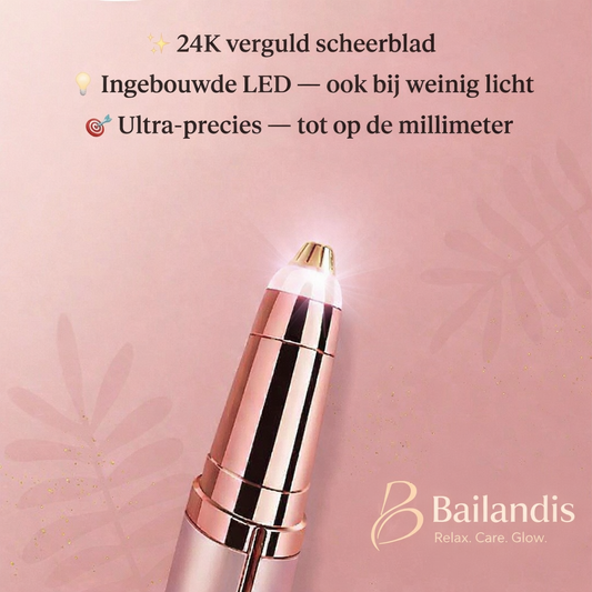Bailandis SmoothGlow™ Pijnloze Facial Hair Remover met LED