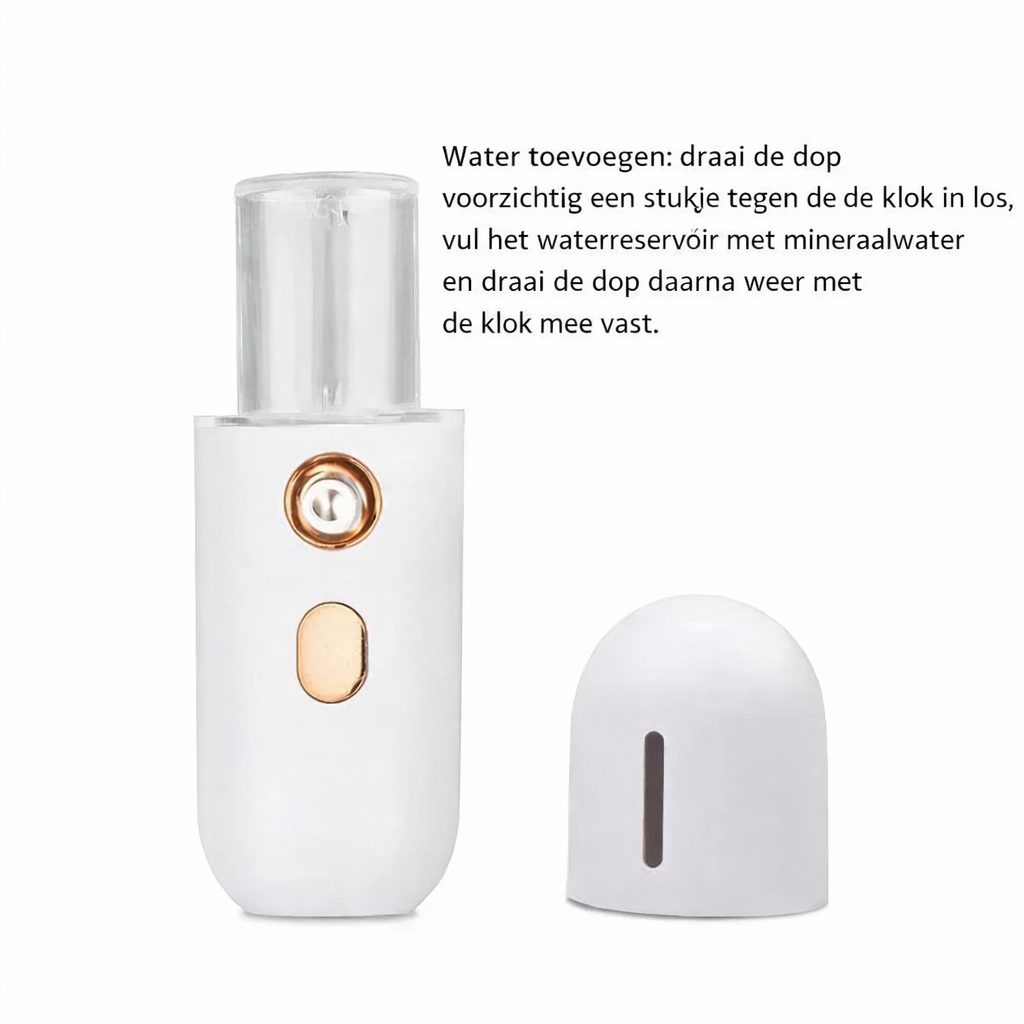 HydraMist™ Nano Facial Spray – Directe hydratatie voor een frisse huid